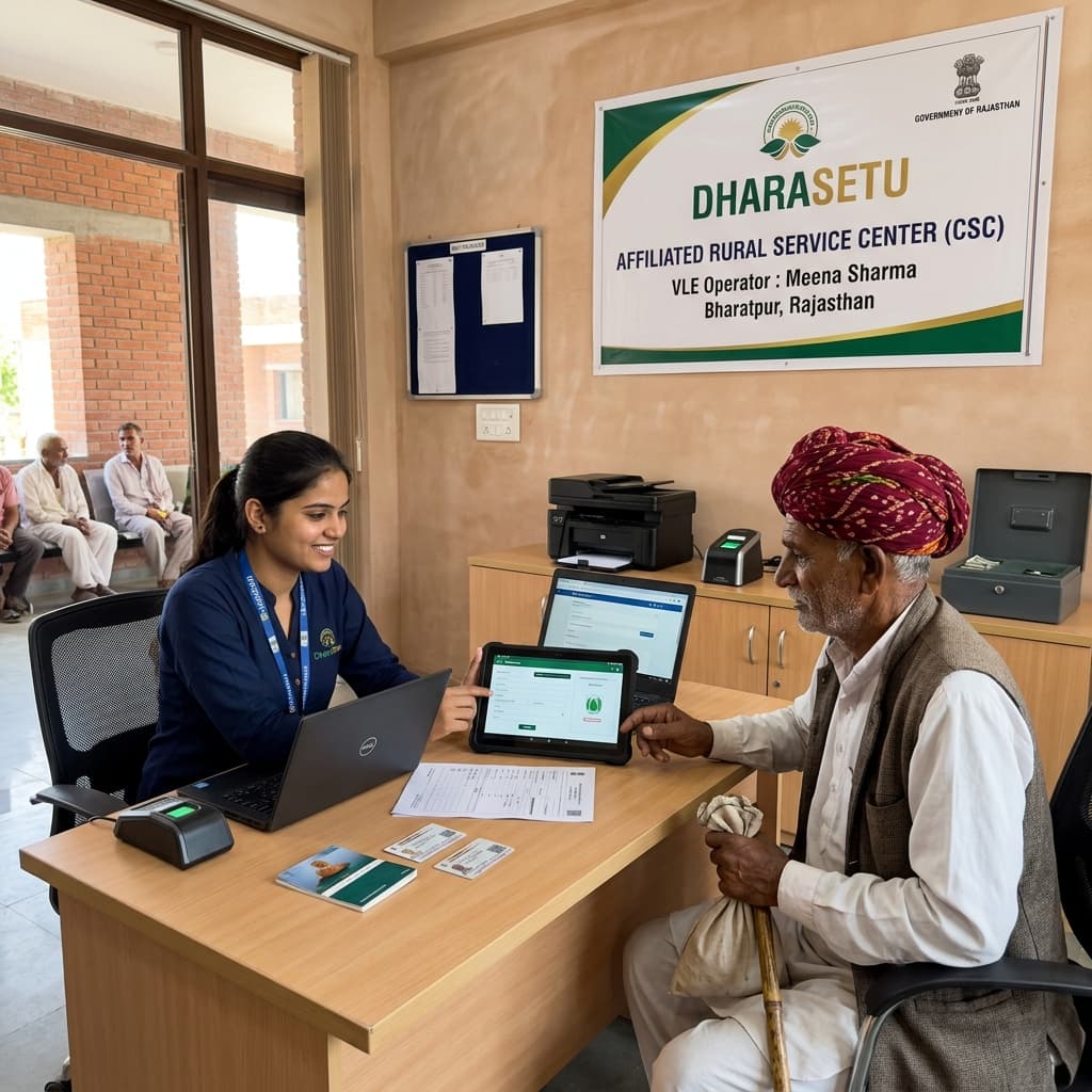 DharaSetu Assisted Center Operator in Bharatpur Rajasthan